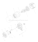 Part Location Diagram of 708704 Briggs and Stratton SUPPORT-BEARING